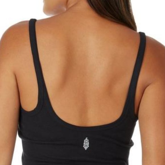 FP Movement by Free People  Active Ribbed Crop Top Tank Black XS 🆕NWT! - Picture 3 of 8